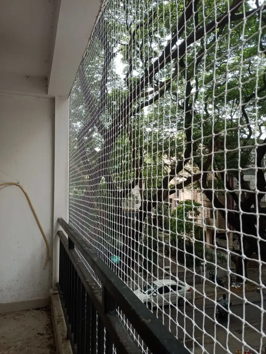 balcony safety nets bangalore installation in Bangalore