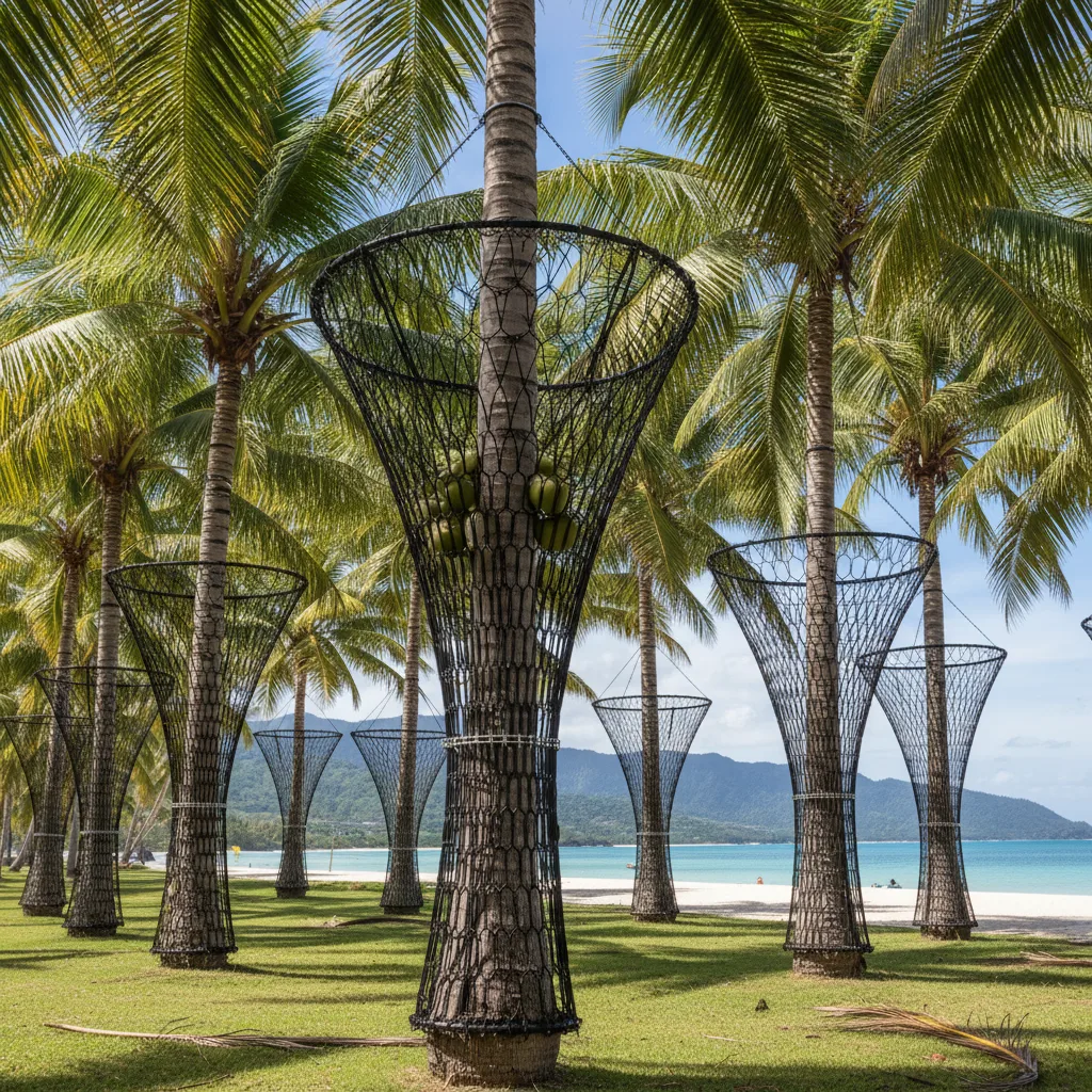 Coconut Tree Safety Nets