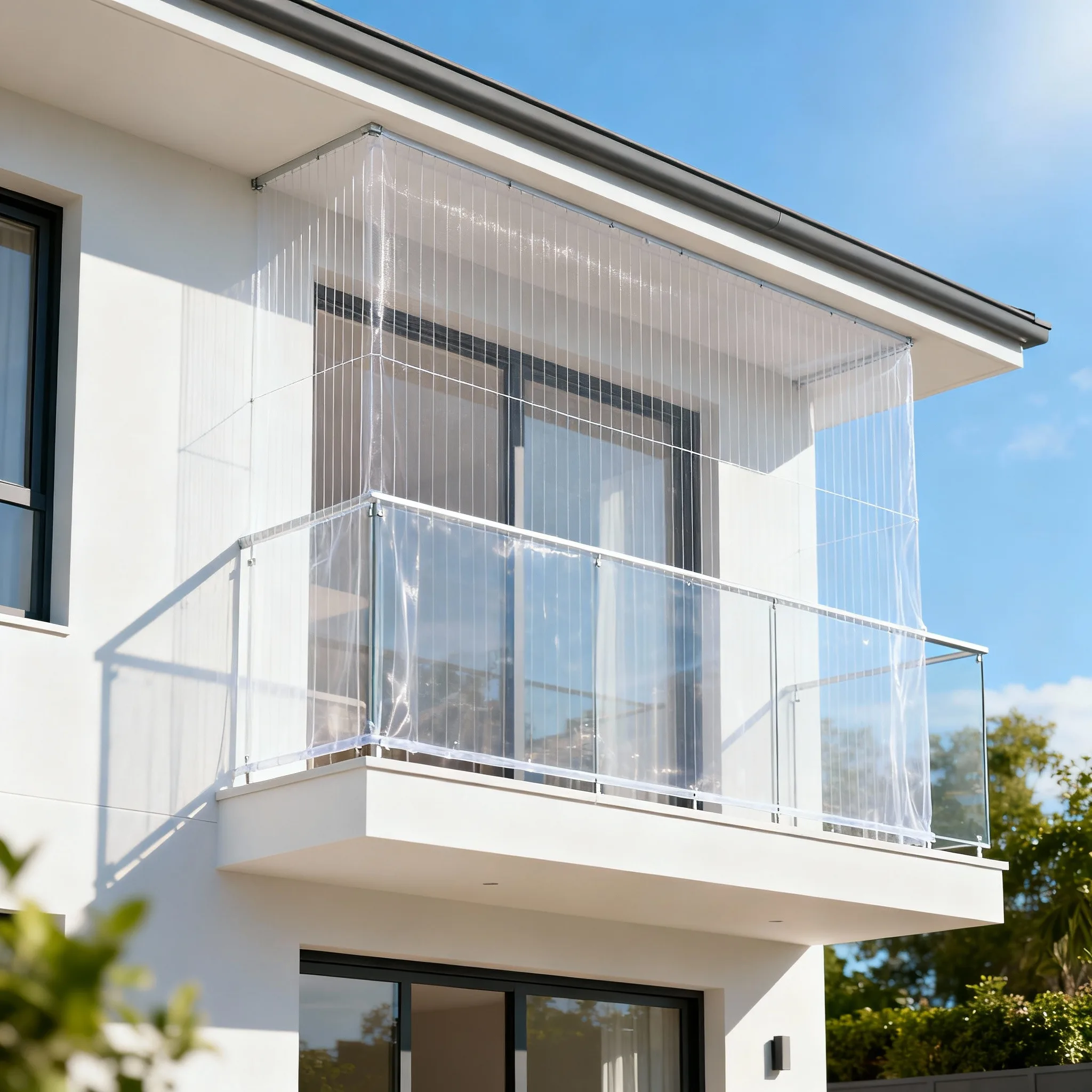 Safety net and invisible grill installation planning